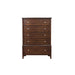 Cotterill 5 Drawer Chest in Cherry 1730-9 - U&U Home Budget Furniture (Carteret, NJ)