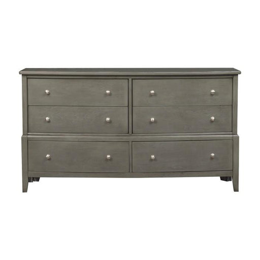 Cotterill 6 Drawer Dresser in Gray 1730GY-5 - U&U Home Budget Furniture (Carteret, NJ)