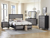 Raku Mirror in Gray 1711-6 - U&U Home Budget Furniture (Carteret, NJ)