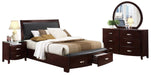 Lyric Mirror in Dark Espresso 1737NC-6 - U&U Home Budget Furniture (Carteret, NJ)