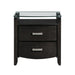 Lyric 2 Drawer Nightstand in Brownish Gray 1737NGY-4 - U&U Home Budget Furniture (Carteret, NJ)
