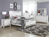 Alonza 3 Drawer Nightstand in White 1845-4 - U&U Home Budget Furniture (Carteret, NJ)