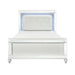 Alonza Queen LED Panel Bed 1845LED-1 - U&U Home Budget Furniture (Carteret, NJ)
