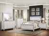 Alonza Queen LED Panel Bed 1845LED-1 - U&U Home Budget Furniture (Carteret, NJ)