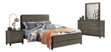 Vestavia Queen Panel Bed in Gray 1936-1 - U&U Home Budget Furniture (Carteret, NJ)