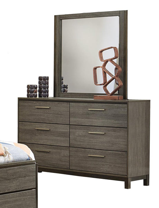 Vestavia Mirror in Gray 1936-6 - U&U Home Budget Furniture (Carteret, NJ)