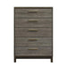 Vestavia 5 Drawer Chest in Gray 1936-9 - U&U Home Budget Furniture (Carteret, NJ)