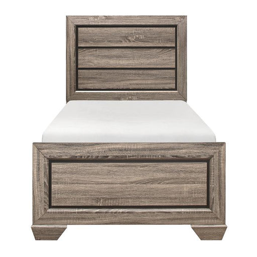 Beechnut Twin Bed in Natural - U&U Home Budget Furniture (Carteret, NJ)