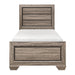 Beechnut Twin Bed in Natural - U&U Home Budget Furniture (Carteret, NJ)