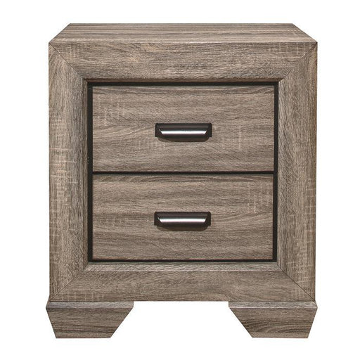 Beechnut 2 Drawer Nightstand in Natural 1904-4 - U&U Home Budget Furniture (Carteret, NJ)