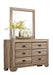 Beechnut Mirror in Natural 1904-6 - U&U Home Budget Furniture (Carteret, NJ)