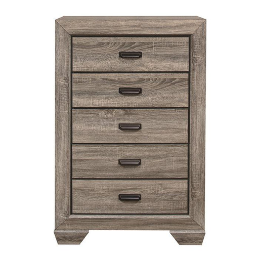 Beechnut 5 Drawer Chest in Natural 1904-9 - U&U Home Budget Furniture (Carteret, NJ)