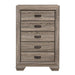 Beechnut 5 Drawer Chest in Natural 1904-9 - U&U Home Budget Furniture (Carteret, NJ)
