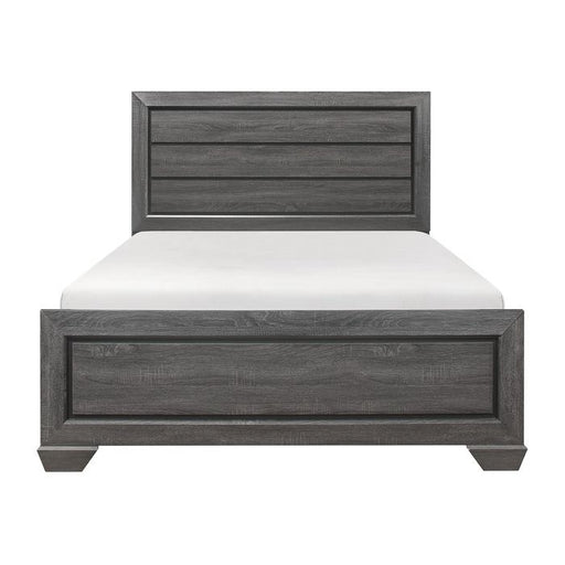 Beechnut Queen Panel Bed in Gray - U&U Home Budget Furniture (Carteret, NJ)