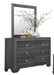 Beechnut 6 Drawer Dresser in Gray 1904GY-5 - U&U Home Budget Furniture (Carteret, NJ)