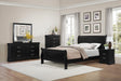 Mayville 6 Drawer Dresser in Black 2147BK-5 - U&U Home Budget Furniture (Carteret, NJ)