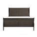 Mayville Queen Sleigh Bed in Gray - U&U Home Budget Furniture (Carteret, NJ)