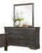 Mayville 6 Drawer Dresser in Gray 2147SG-5 - U&U Home Budget Furniture (Carteret, NJ)