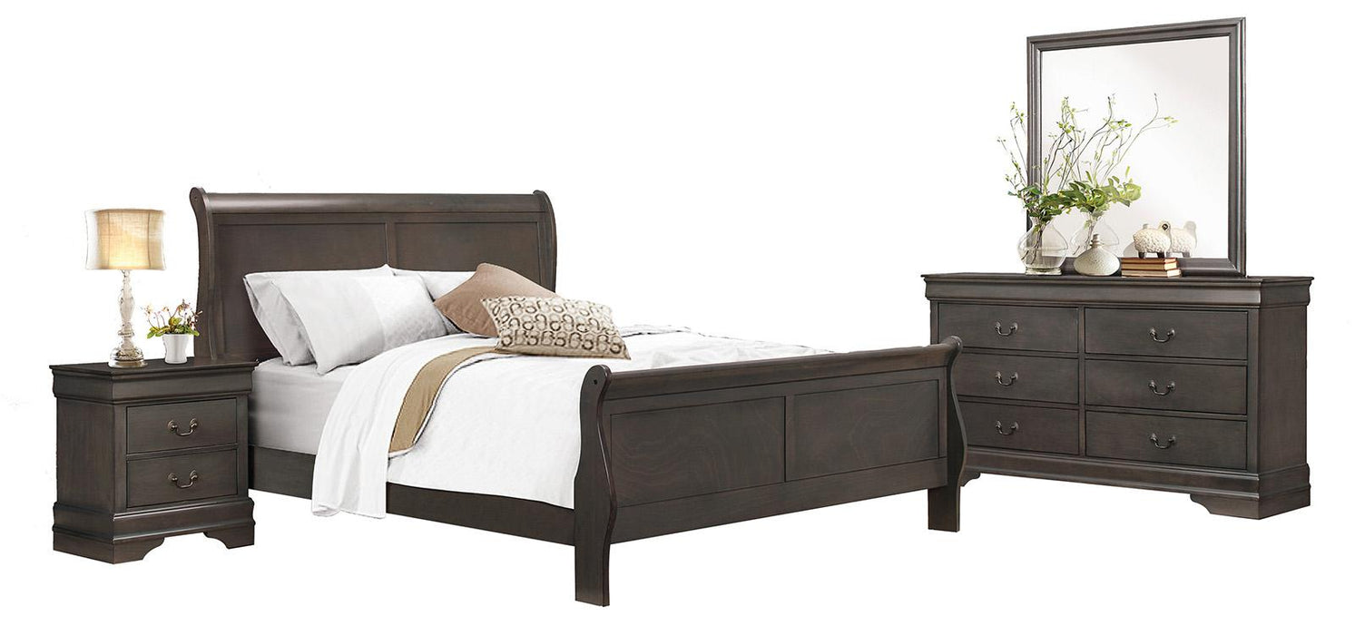 Mayville 6 Drawer Dresser in Gray 2147SG-5 - U&U Home Budget Furniture (Carteret, NJ)