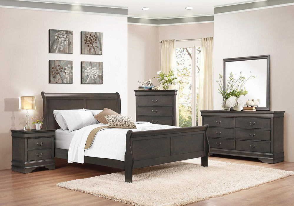 Mayville Mirror in Gray 2147SG-6 - U&U Home Budget Furniture (Carteret, NJ)