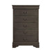 Mayville 5 Drawer Chest in Gray 2147SG-9 - U&U Home Budget Furniture (Carteret, NJ)