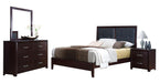 Edina Mirror in Espresso-Hinted Cherry 2145-6 - U&U Home Budget Furniture (Carteret, NJ)