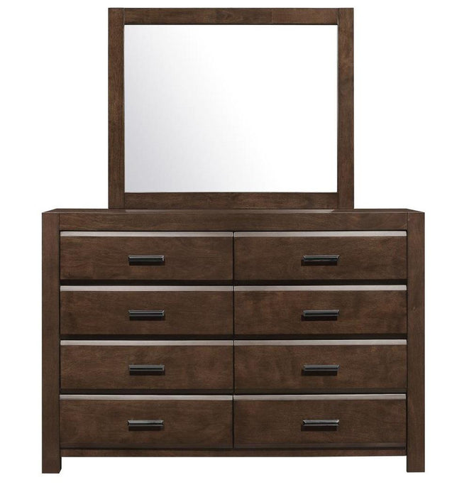 Erwan Mirror in Dark Walnut 1961-6 - U&U Home Budget Furniture (Carteret, NJ)
