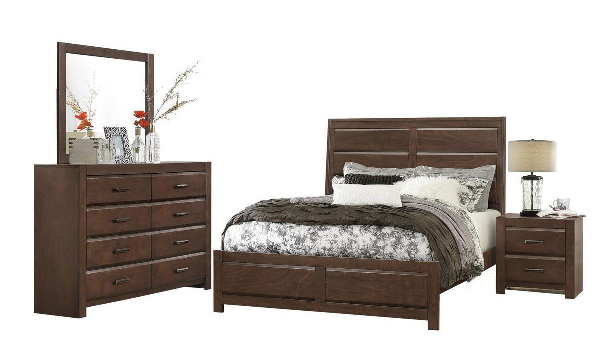 Erwan Mirror in Dark Walnut 1961-6 - U&U Home Budget Furniture (Carteret, NJ)