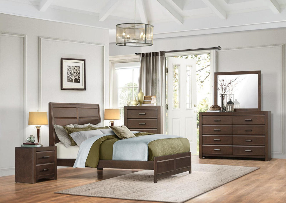 Erwan Mirror in Dark Walnut 1961-6 - U&U Home Budget Furniture (Carteret, NJ)