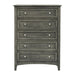 Garcia 5 Drawer Chest in Gray 2046-9 - U&U Home Budget Furniture (Carteret, NJ)