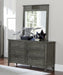 Garcia Mirror in Gray 2046-6 - U&U Home Budget Furniture (Carteret, NJ)