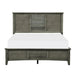 Garcia Full Panel Bed in Gray - U&U Home Budget Furniture (Carteret, NJ)