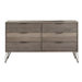 Urbanite Dresser in Tri-tone Gray 1604-5 - U&U Home Budget Furniture (Carteret, NJ)
