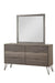 Urbanite Mirror in Tri-tone Gray 1604-6 - U&U Home Budget Furniture (Carteret, NJ)
