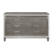 Tamsin Dresser in Silver Grey Metallic 1616-5 - U&U Home Budget Furniture (Carteret, NJ)