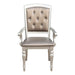 Orsina Arm Chair in Silver (Set of 2) - U&U Home Budget Furniture (Carteret, NJ)