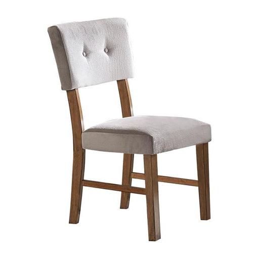 Edam Side Chair in Light Oak (Set of 2) - U&U Home Budget Furniture (Carteret, NJ)