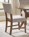 Edam Side Chair in Light Oak (Set of 2) - U&U Home Budget Furniture (Carteret, NJ)
