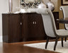 Savion Server in Espresso 5494-40 - U&U Home Budget Furniture (Carteret, NJ)