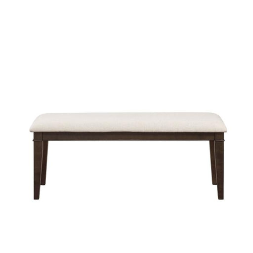 Makah Bench in Dark Brown 5496-13 - U&U Home Budget Furniture (Carteret, NJ)