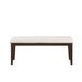 Makah Bench in Dark Brown 5496-13 - U&U Home Budget Furniture (Carteret, NJ)