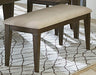 Makah Bench in Dark Brown 5496-13 - U&U Home Budget Furniture (Carteret, NJ)