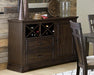 Makah Server in Dark Brown 5496-40 - U&U Home Budget Furniture (Carteret, NJ)