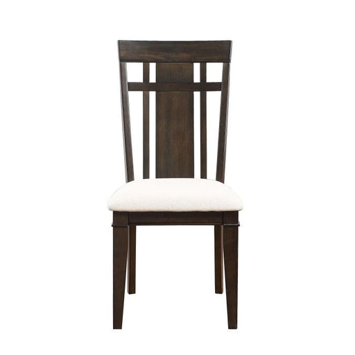 Makah Side Chair in Dark Brown (Set of 2) - U&U Home Budget Furniture (Carteret, NJ)