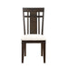 Makah Side Chair in Dark Brown (Set of 2) - U&U Home Budget Furniture (Carteret, NJ)