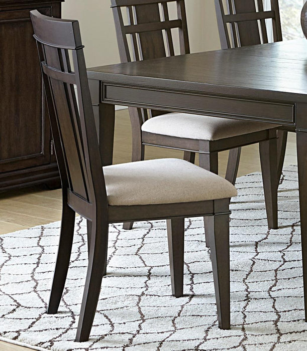 Makah Side Chair in Dark Brown (Set of 2) - U&U Home Budget Furniture (Carteret, NJ)