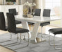 Yannis Side Chair in Chrome Metal  (Set of 2) - U&U Home Budget Furniture (Carteret, NJ)