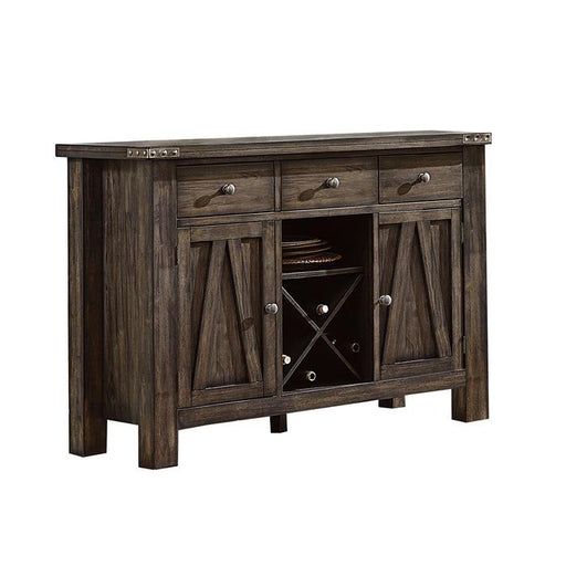 Mattawa Server in Brown 5518-40 - U&U Home Budget Furniture (Carteret, NJ)