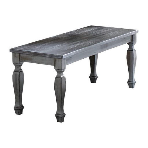 Fulbright 48"Bench in Gray 5520-13 - U&U Home Budget Furniture (Carteret, NJ)