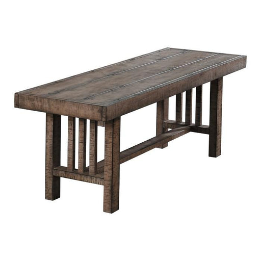Codie Bench in Light Brown 5544-13 - U&U Home Budget Furniture (Carteret, NJ)